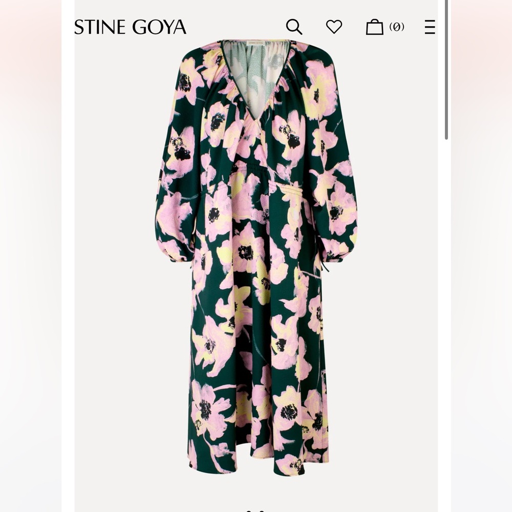 Stine Goya “Heather” Floral Maxi Dress Medium
